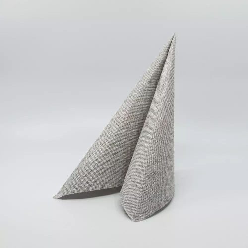 Okay Punta Punta szalvéta 38x38 cm 40 lap/csomag Net Stone - szürke