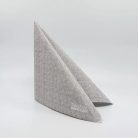 Okay Punta Punta szalvéta 38x38 cm 40 lap/csomag Net Stone - szürke