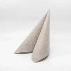  Okay Punta Punta szalvéta 38x38 cm 40 lap/csomag Net Stone - barna