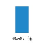 40 cm x 40 cm 1/8 hajtású szalvéta